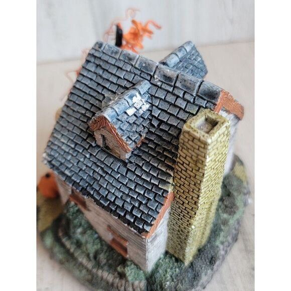 Enesco 1989 AS IS Haunted House Village accessory ghost pumpkin - Picture 6 of 11